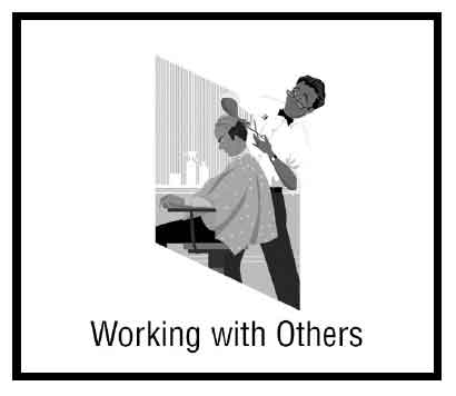 working with others