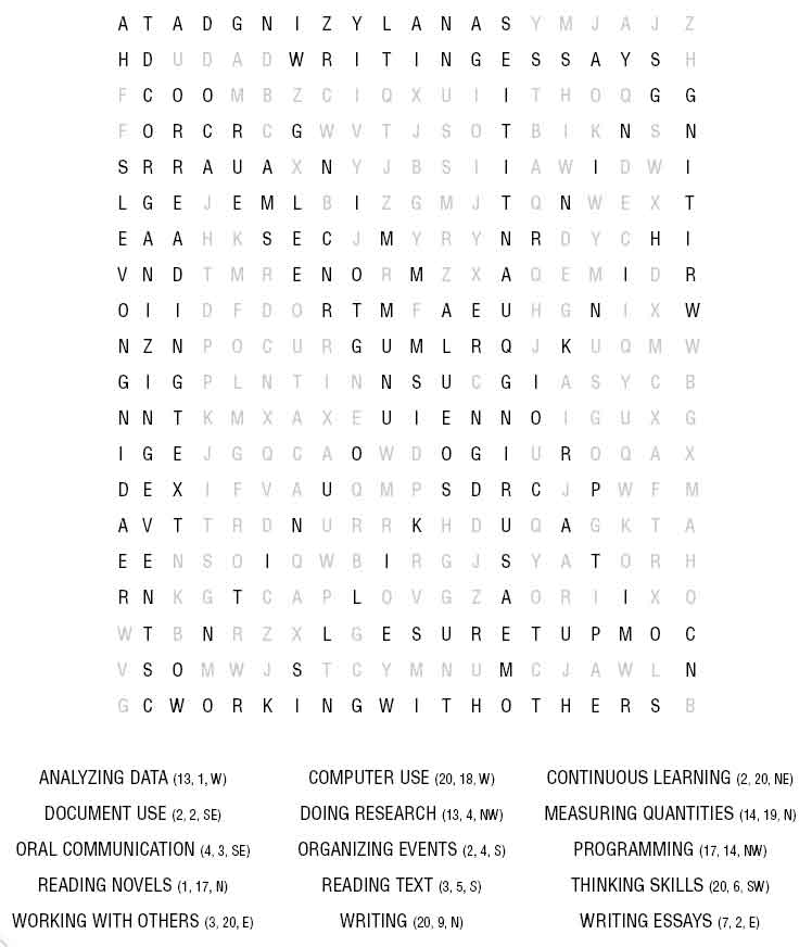 word search 2 answers