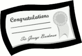 Clipart - Congratulations certificate