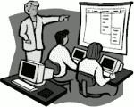 Clipart - classroom scene