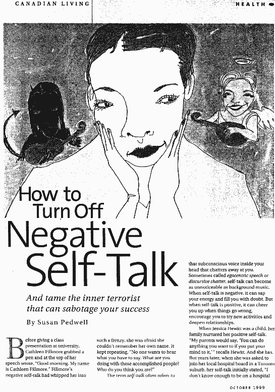 How to Turn off Negative Self-Talk Pg1