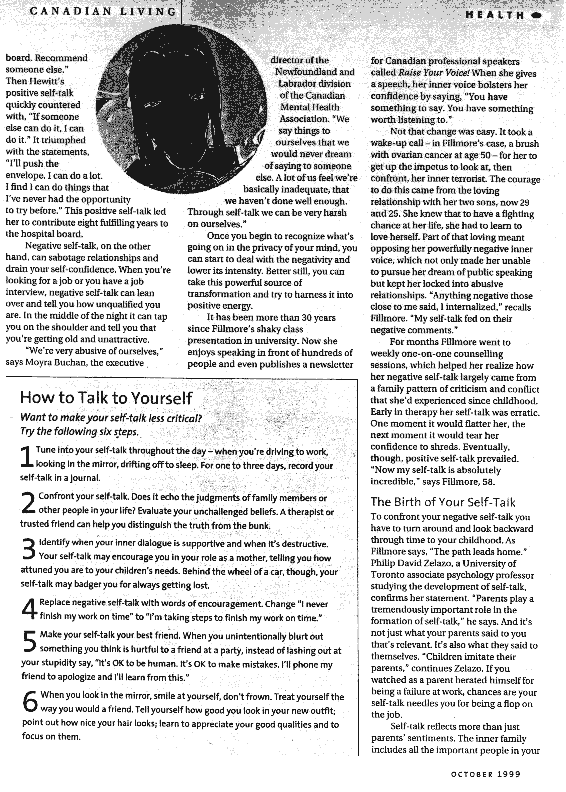 How to Turn off Negative Self-Talk Pg2