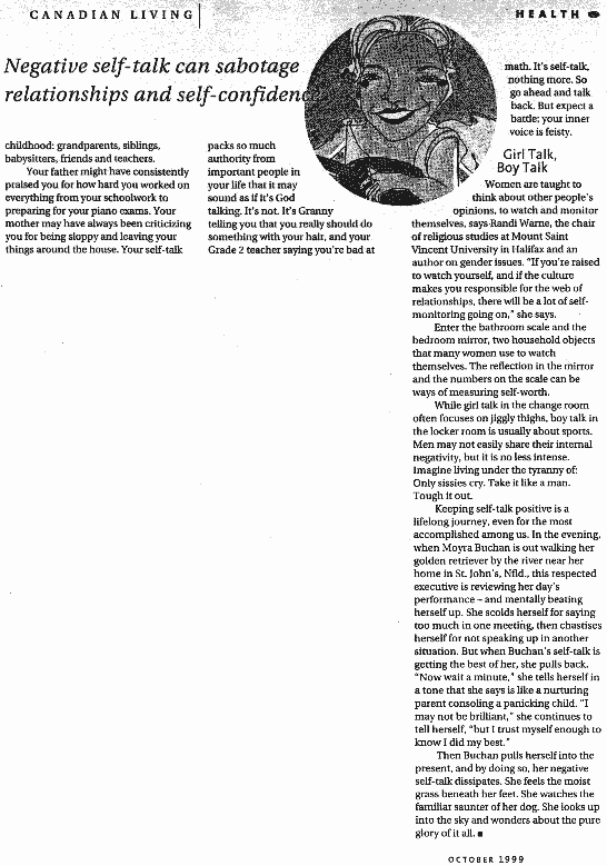 How to Turn off Negative Self-Talk Pg3