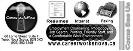 CareerworksNova. Resumes, Internet and Faxing.