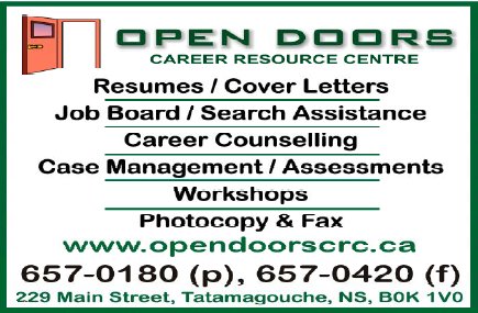 Open Doors Career Resource Centre