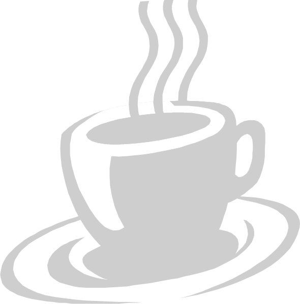 a steaming cup of coffee