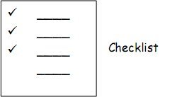 example of a checklist
