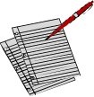 a book and pen