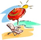 a chair out on the beach