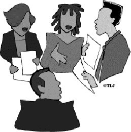 people having a meeting