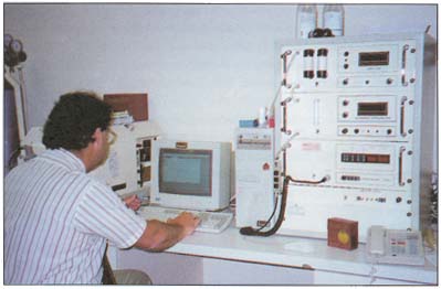 man working on computer