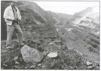 picture of a man standing on a hill