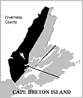map of Cape Breton Island