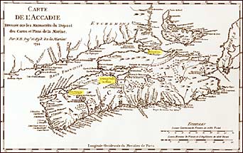 graphic - Map of acadia