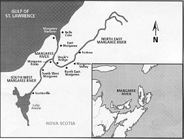 graphic of Margaree-Lake Ainslie river