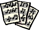 graphic of music sheet