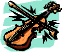 graphic - violon