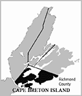 map of Cape Breton Island