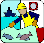 graphic of a fisherman