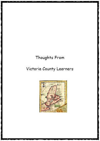 graphic - THoughts From Victoria County Learners