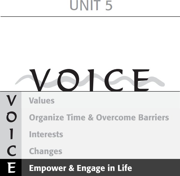 UNIT 5: Empower & Engage in Life