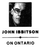 John Ibbitson, On Ontario