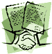 clipart graphic - shaking hands