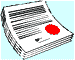 clipart graphic - pile of papers