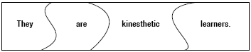 They are kinesthetic learners.