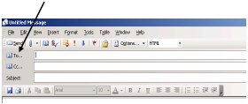 Screenshot of Microsoft Outlook message window