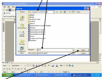 Screenshot of Microsoft Word Save As dialog box