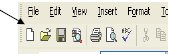 Screenshot of Microsoft Word menu