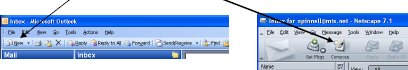 Screenshot of Microsoft Outlook toolbar