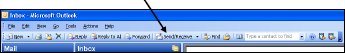 Screenshot of Microsoft Outlook toolbar