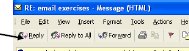 Screenshot of Microsoft Outlook toolbar