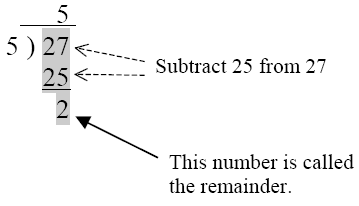 subtract 25 from 27