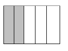 6 sections, 2 sections shaded