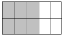 5 sections, 1 sections shaded