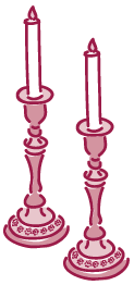 Two candlesticks