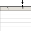 graphic of selected column E