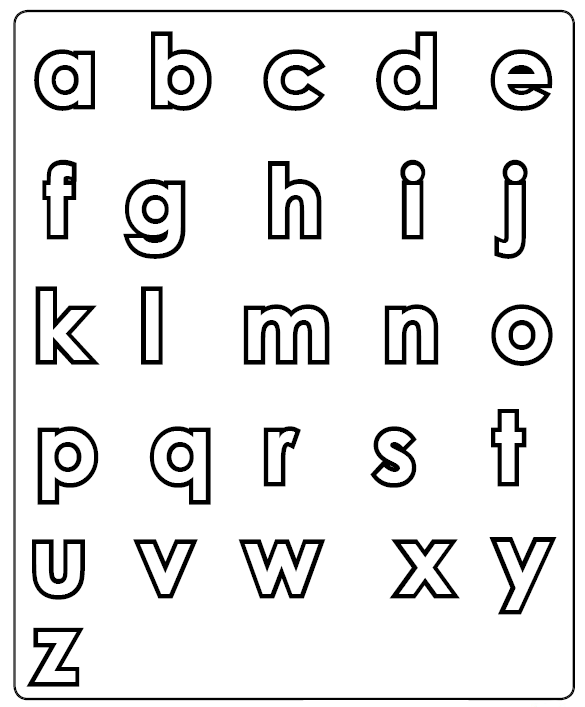 Alphabet letters