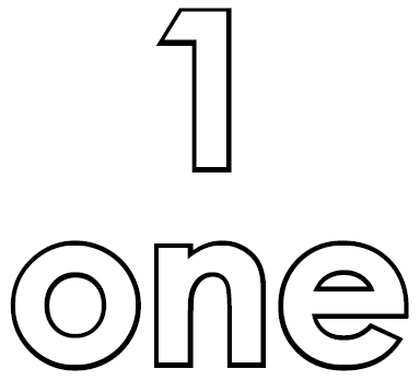 one