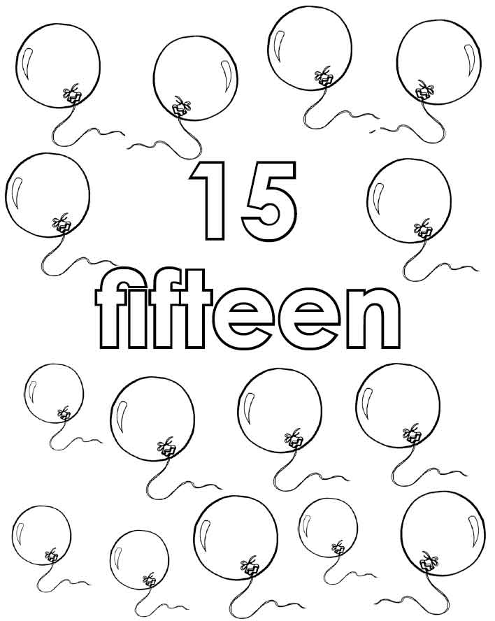 fifteen balloons