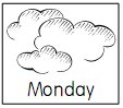 monday - cloudy