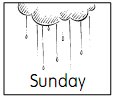 sunday - rainy