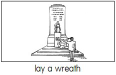 lay a wreath