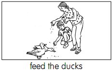 feed the ducks