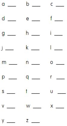 lowercase exercise