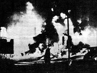 photo of Knights of Columbus fire - 1942