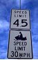 speed limit sign